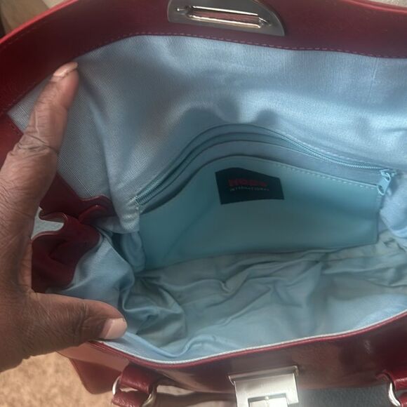 HOBO Red Leather Shoulder Bag - Picture 7 of 8